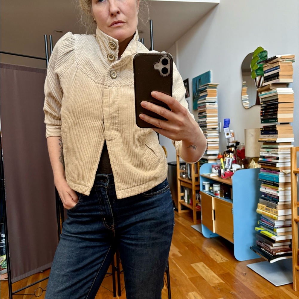 Vintage Sanctuary Corduroy Cropped Jacket